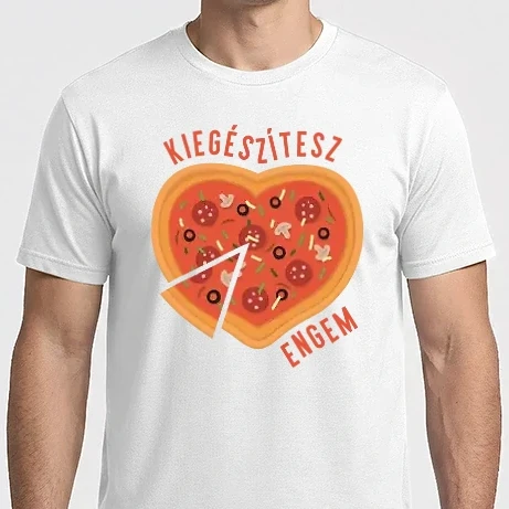 Férfi Imperial póló - Kiegészítesz engem - pizza