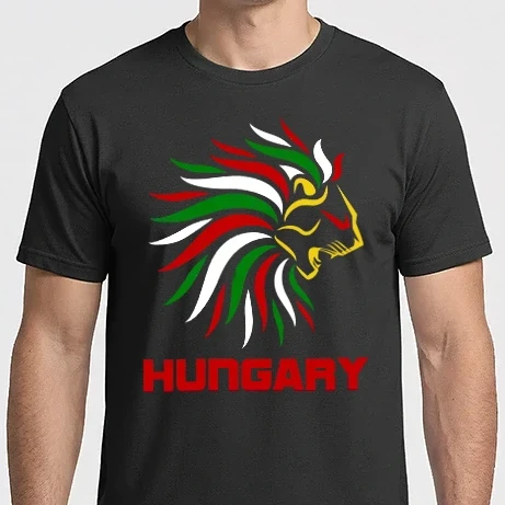 Férfi Imperial póló - Hungary oroszlános