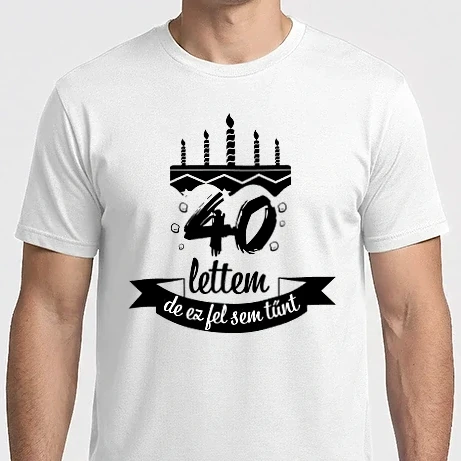 Férfi Imperial póló - 40 lettem de ez fel sem tűnt