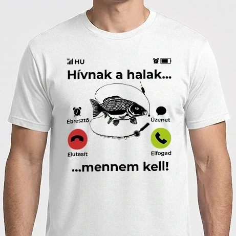 Férfi Imperial póló - Hívnak a halak mennem kell