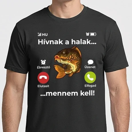 Férfi Imperial póló - Hívnak a halak mennem kell