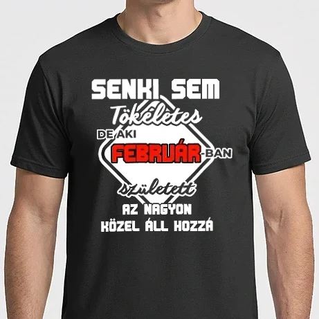 Férfi Imperial póló - Senki sem tökéletes február