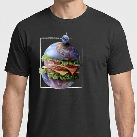 Férfi Imperial póló - Burger bolygó