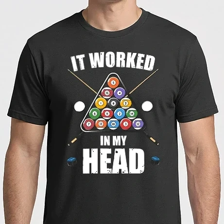Férfi Imperial póló - IT WORKED IN MY HEAD Billiard