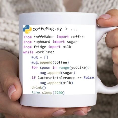 Fehér bögre - coffeMug.py