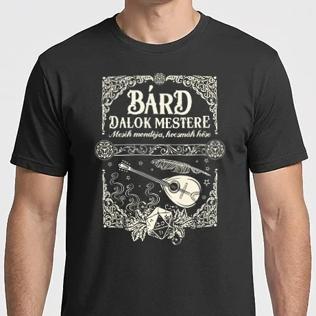 Férfi Imperial póló - Dungeons and Dragons Bárd