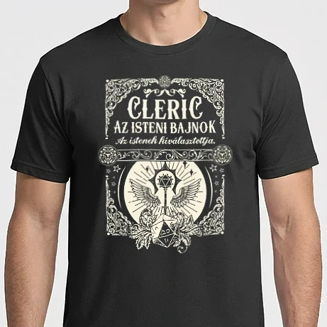 Férfi Imperial póló - Dungeons and Dragons Cleric