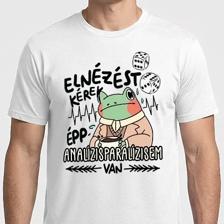 Férfi Imperial póló - Analízisparalízisem van