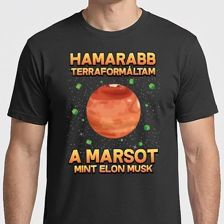 Férfi Imperial póló - Mars terraformálás