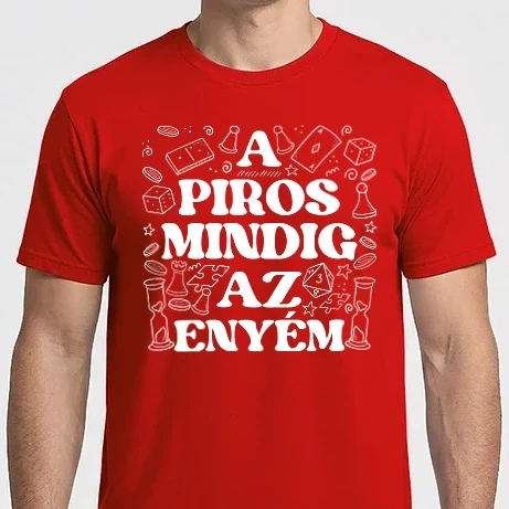 Férfi Imperial póló - A piros mindig az enyém
