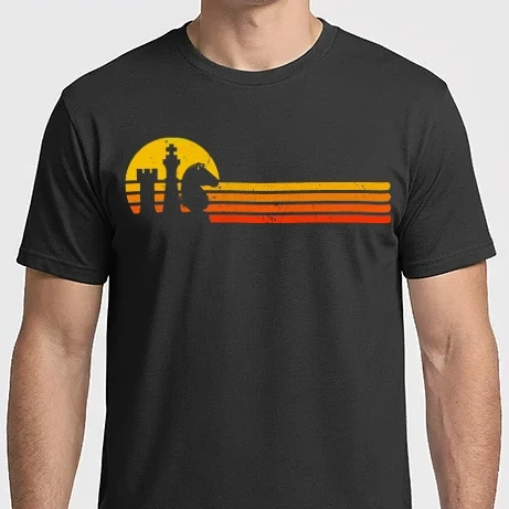 Férfi Imperial póló - Vintage chesss sunset