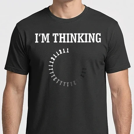 Férfi Imperial póló - Im thinking