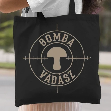 Vászontáska - Gomba vadász ajándék