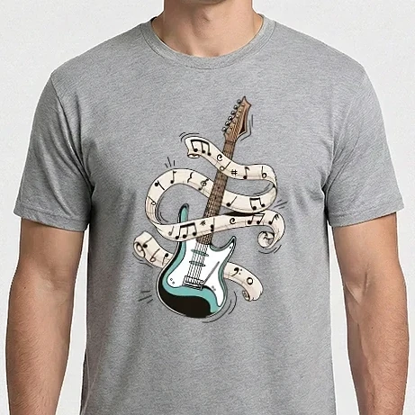 Férfi Imperial póló - Elektromos gitár