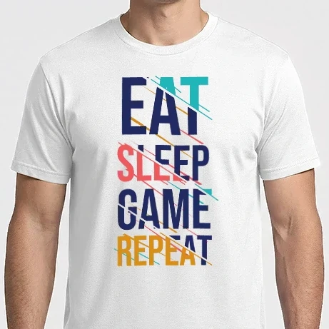 Férfi Imperial póló - Eat Sleep Game Repeat