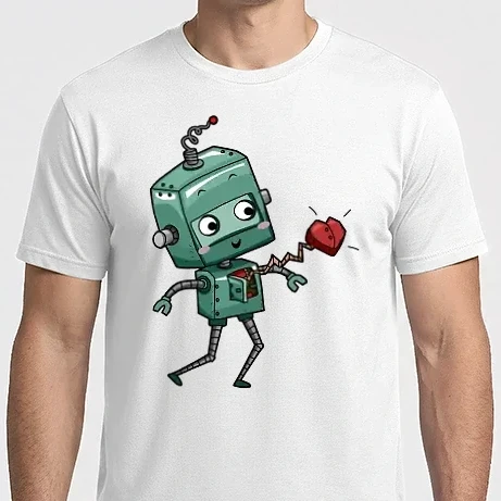 Férfi Imperial póló - Páros fiú robot