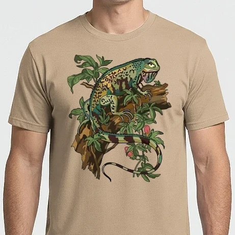 Férfi Imperial póló - iguana