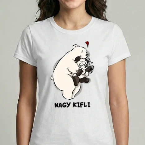 Női Imperial póló - Nagy kifli maci