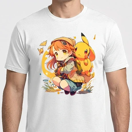 Férfi Imperial póló - Pokémon stílusú minta_05