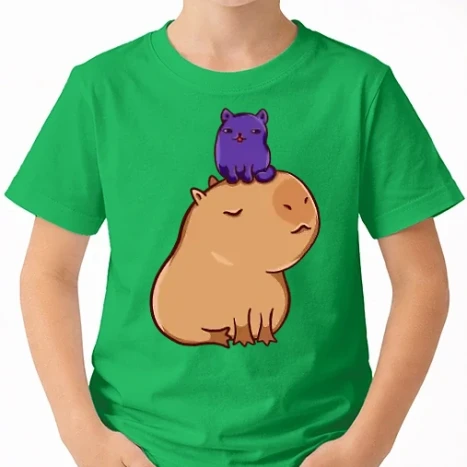 Uniszex gyerek Póló - Capybara