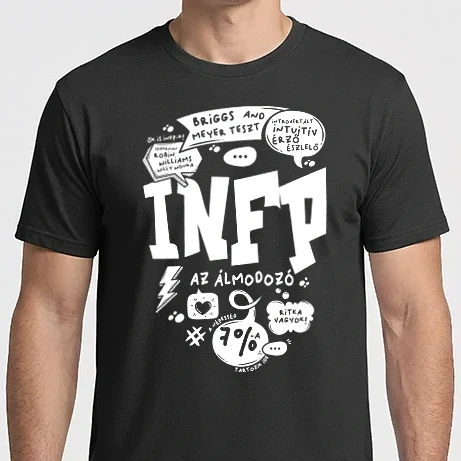 Férfi Imperial póló - 16 Személyiségtipus COMIC  INFP AZ ÁLMODOZÓ