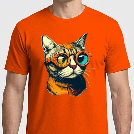 Férfi Imperial póló - Vintage cat