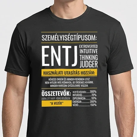 Férfi Imperial póló - 16 Személyiségtipus RÉSZLETES JELLEMZŐK  ENTJ A PARANCSNOK
