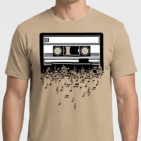 Férfi Imperial póló - Cassette retro