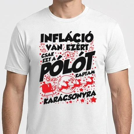 Férfi Imperial póló - Infláció Karácsony
