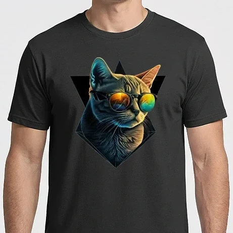 Férfi Imperial póló - Menő Napszemcsis Cica