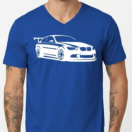 Férfi V-nyakú póló - Bmw 3