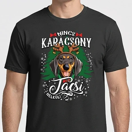 Férfi Imperial póló - Nincs karácsony tacsi nélkül