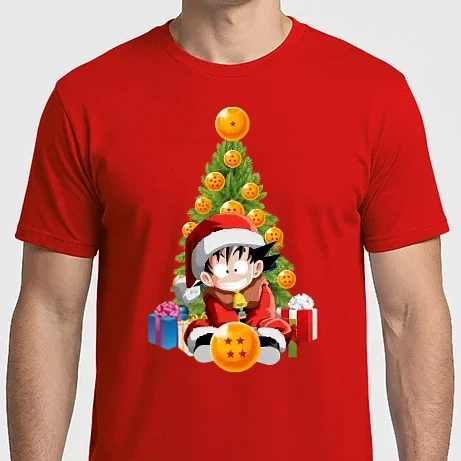 Férfi Imperial póló - Dragonball karácsony