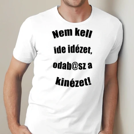 Férfi prémium fit kerek nyakú póló - tomika