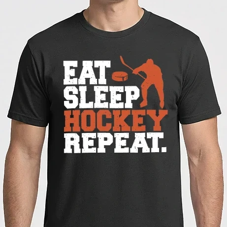 Férfi Imperial póló - Eat Sleep Hockey Repeat