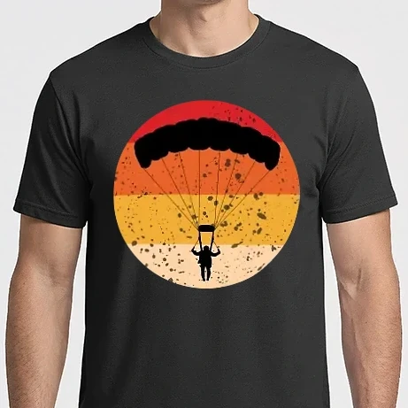Férfi Imperial póló - Ejtőernyős színes körben