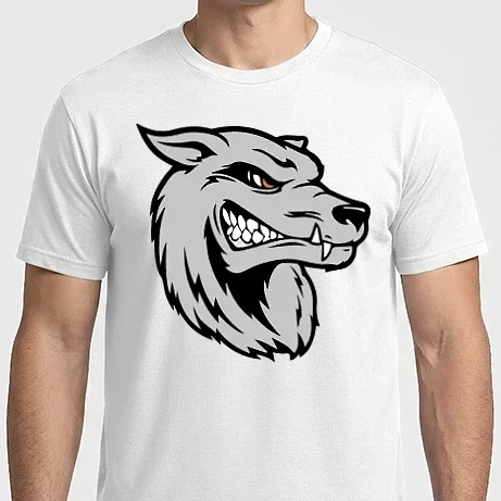 Férfi Imperial póló - Angry Wolf