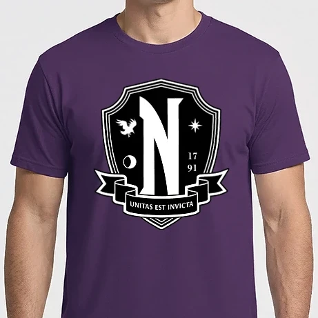 Férfi Imperial póló - Wednesday Nevermore akadémia logo