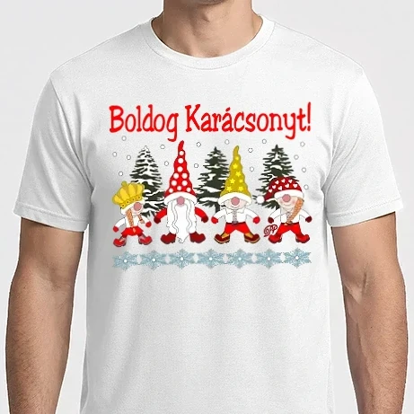 Férfi Imperial póló - Boldog Havas Karácsonyt