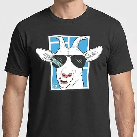 Férfi Imperial póló - messi 10 goat argentina