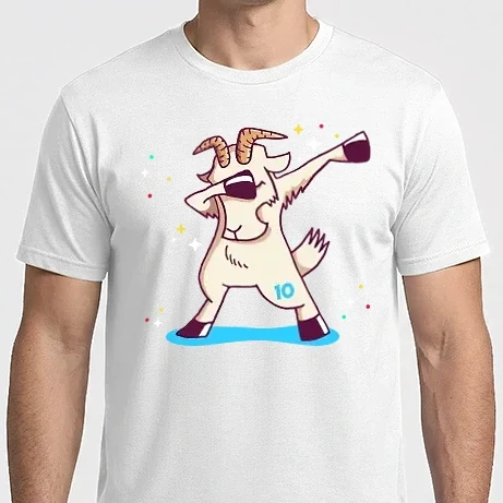 Férfi Imperial póló - goat dabbing messi 10