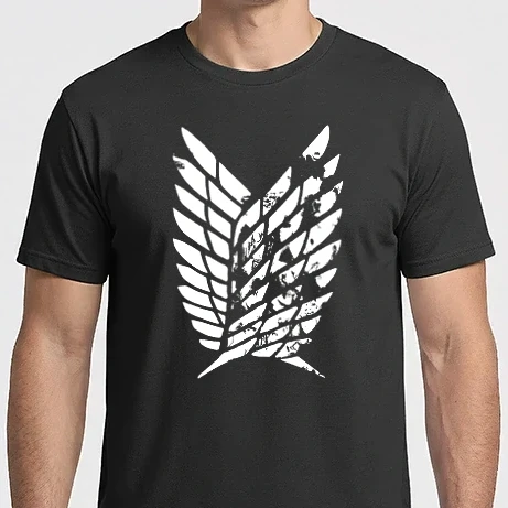 Férfi Imperial póló - Attack on Titan logo