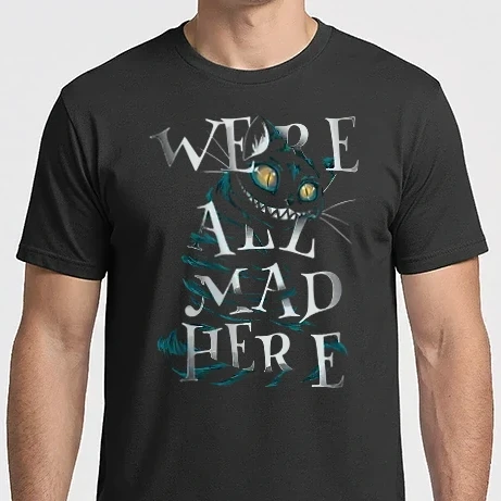 Férfi Imperial póló - Macska az őrületben sötét alaphoz