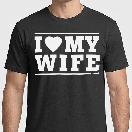 Férfi Imperial póló - Imádom a feleségem! Ajándék férjnek
