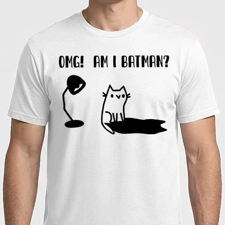 Férfi Imperial póló - OMG! Am I batman?