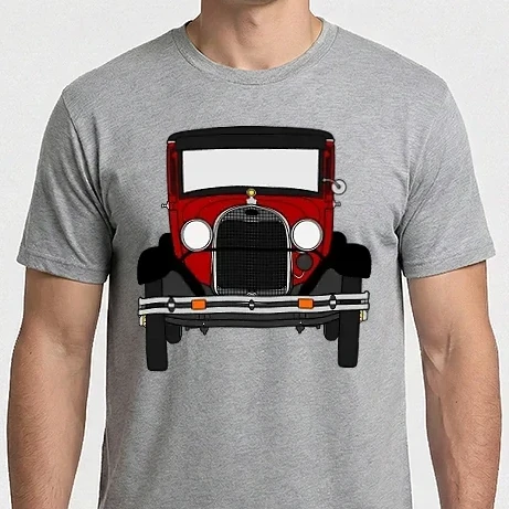Férfi Imperial póló - Ford Model A sötét piros