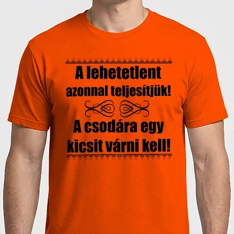 Férfi Imperial póló - Lehetetlent azonnal