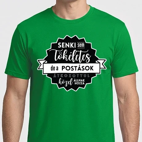 Férfi Imperial póló - Senki sem tökéletes, de a postások átkozottul közel állnak hozzá