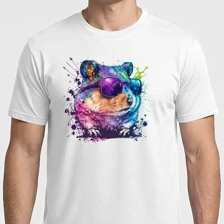 Férfi Imperial póló - Synthwave Hörcsög