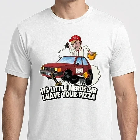 Férfi Imperial póló - Little Nero's Pizza futár - Reszkesserek, betörők!